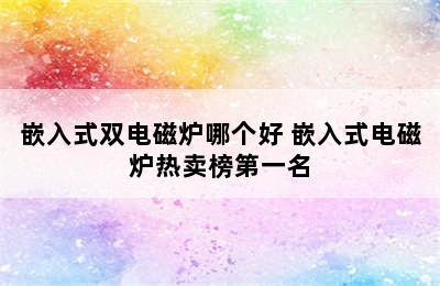 嵌入式双电磁炉哪个好 嵌入式电磁炉热卖榜第一名